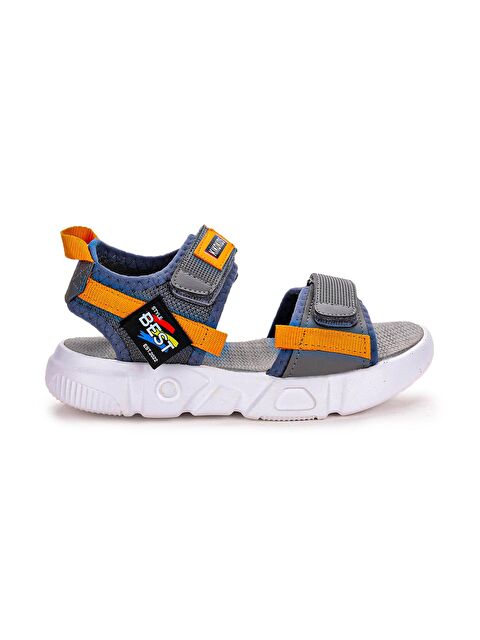 Kiko Kids Cırtlı Yürüyüş Kız/Erkek Çocuk Sandalet 200 - S000010170-29396