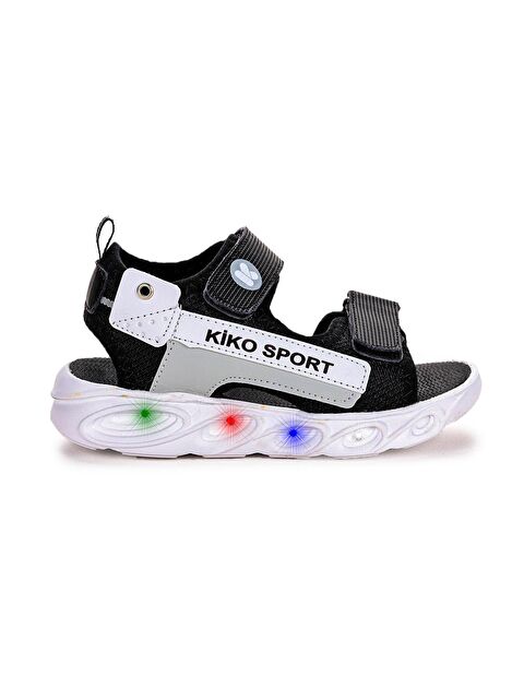 Kiko Kids 101 Işıklı Kız/Erkek Çocuk Cırtlı Sandalet Ayakkabı - S000010169-22238