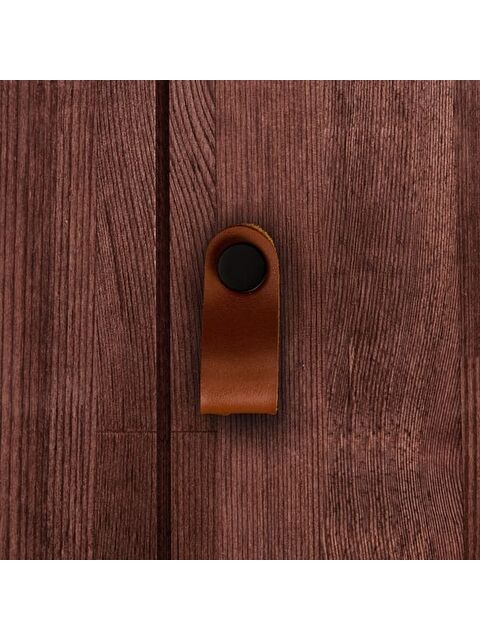 Esal Deri Düğme Kulp - Kahve / Siyah - S000387524-37322