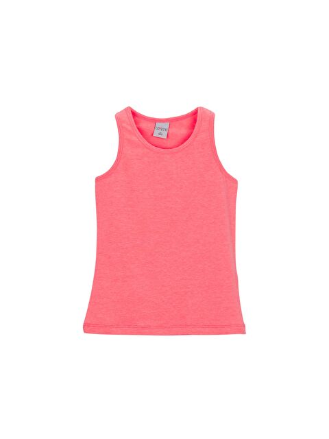 Lovetti Fosfor Fuşya Kız Çocuk Düz Basıc  Yüzücü Atlet - S000053546-18686