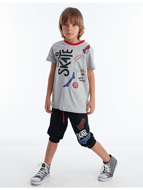 MSHB&G Born to Skate Erkek Çocuk Tişört Şort Takım - S000005694-23173