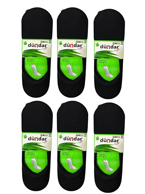 Dündar Siyah Bambu 6'lı Erkek Babet Çorap - S000305086-14430