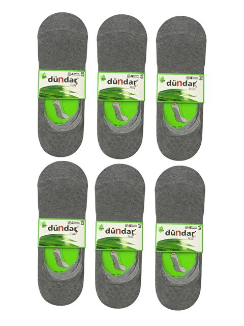 Dündar Gri Bambu 6'lı Erkek Babet Çorap - S000305306-17308
