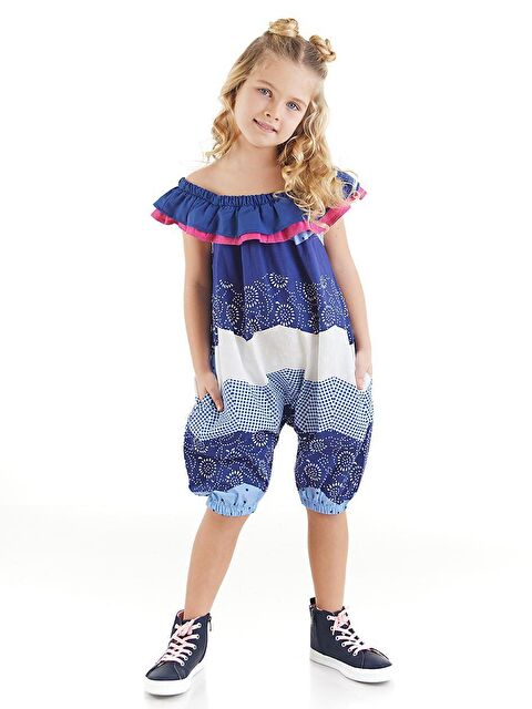 Denokids Flamenko Kız Tulum - S000008941-23173
