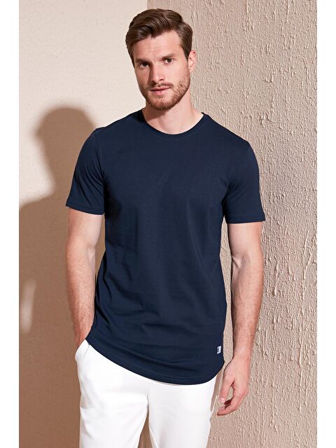 Buratti Regular Fit Bisiklet Yaka Kısa Kollu Erkek %100 Pamuk Tişört 5902511 - S000008315-23093