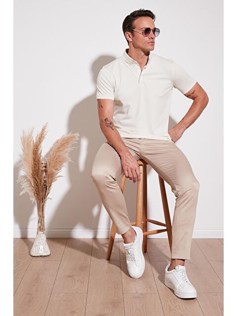 Buratti Pamuklu Slim Fit Polo Tişört 646R1000 - S000010019-19965