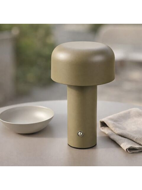 Evidea Lighting Mantar Masa Lambası - Mat Zeytin Yeşili - S000378566-18194