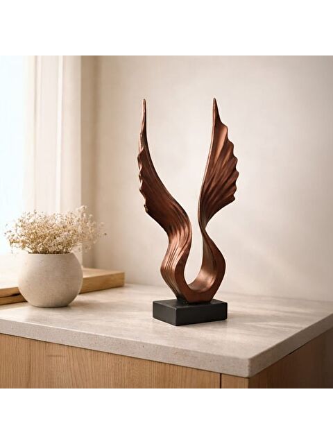Evidea Deco Wings Dekor - Kahverengi - 42 cm - S000376033-19413