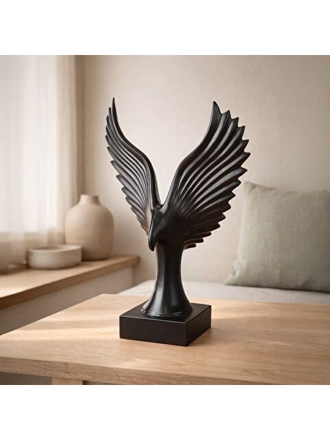Evidea Deco Eagle Dekor - Siyah - 34 cm - S000399008-19351
