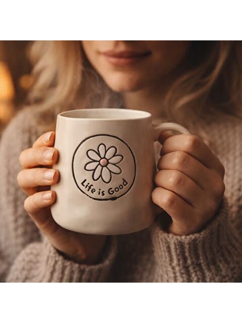 Evidea Kitchen Life is Good Kupa - Krem - 450 ml - S000393337-19966