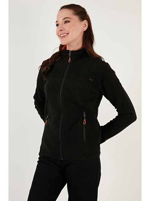 Lela Slim Fit Anti-Pilling Tüylenme Yapmayan Fermuarlı Cepli Polar Hırka 5907002 - S000001516-19351