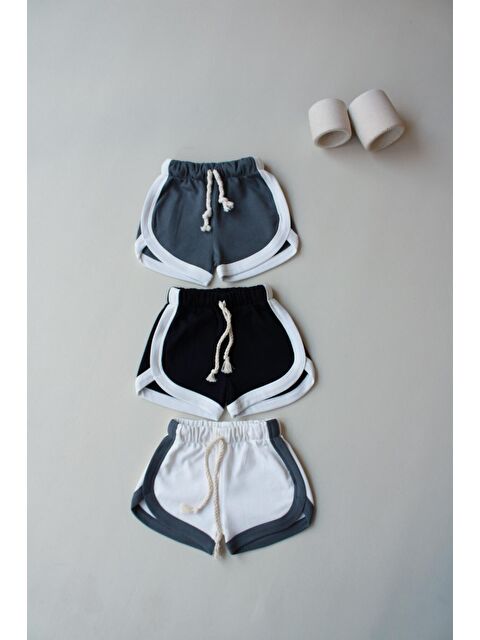 Oh La La Koala For Little Ones 3'lü Biyeli Penye Şort Model 7