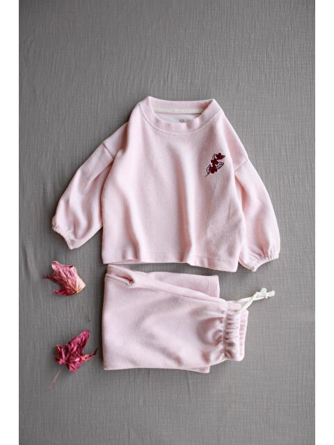 Oh La La Koala For Little Ones Pudra Pastel Soft Touch Alt Üst Takım