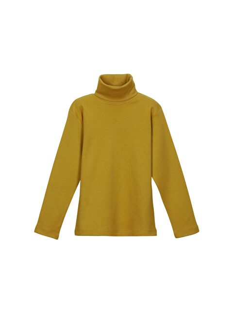 Lovetti Hardal Kız Çocuk Tam Balıkçı Uzun Kol Tişört - S000053598-20074