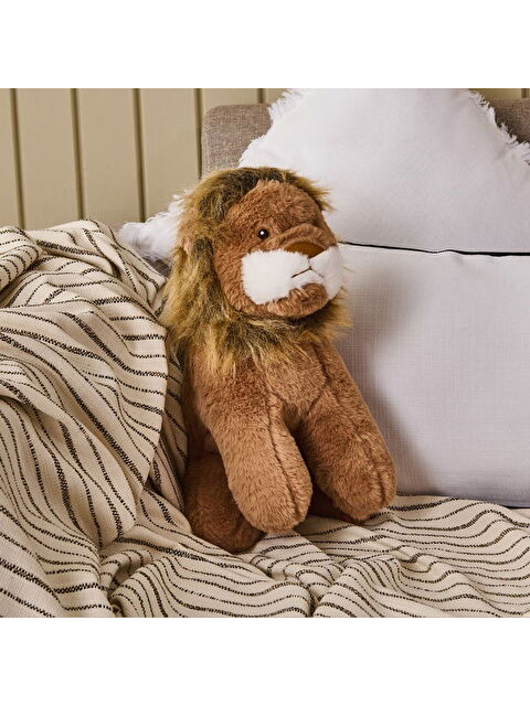 Evidea Soft Aslan Figürlü Yastık - Kahverengi - 23x35 cm - S000397118-19413