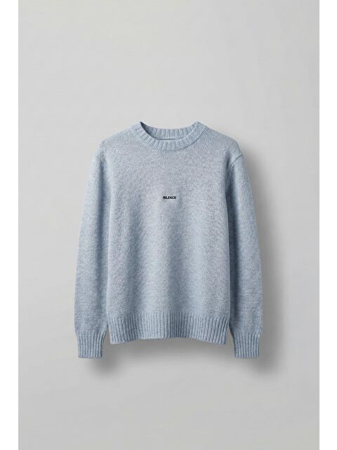 Abluka Online Erkek Regular Fit Bisiklet Yaka Kazak Açık Mavi - S000457355-17437