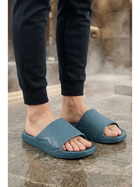 Gezer Yazlık Erkek Eva Banyo Bahçe Islak Zemine Uygun Terlik - S000181711-21164