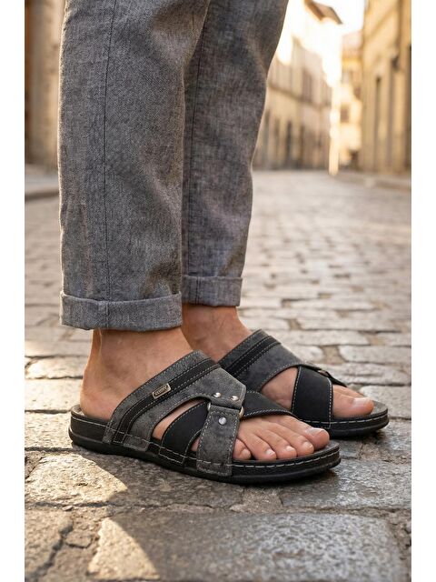 Gezer Yazlık Erkek Rahat Taban Günlük Terlik - S000181976-19351