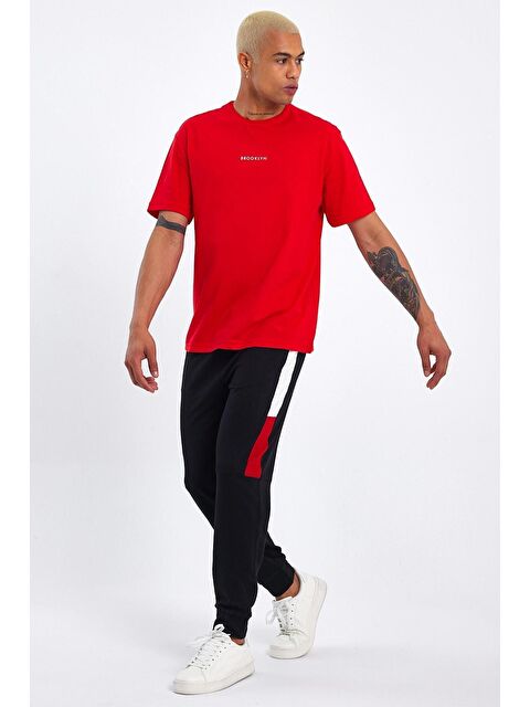 Süperlife Garnili Regular Fit İnce Erkek Jogger Eşofman Altı SPR23EA351 - S000016079-19351