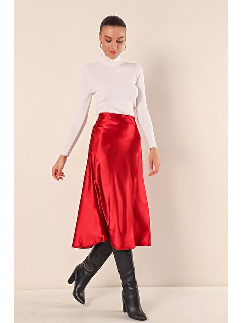 Bigdart 15806 Saten Etek - Bordo - S000089537-19951