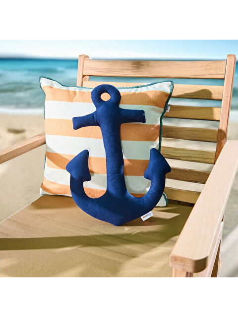 Evidea Soft Çapa Figürlü Yastık - Lacivert - 28x40 cm - S000376016-21164