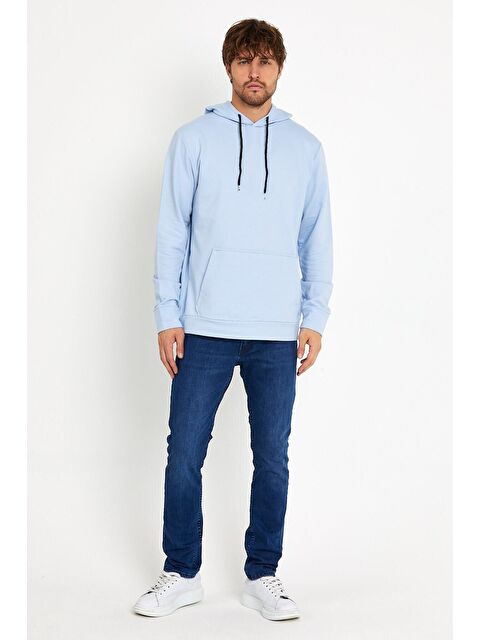 Süperlife Kapüşonlu Regular Fit İnce Erkek Hoodie SPR 20K55 - S000014664-17234