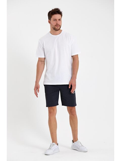 Süperlife Dar Kalıp Air Baskılı Erkek Şort SPR21Y52 - S000013916-29666