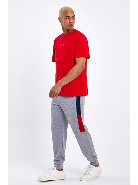 Süperlife Garnili Regular Fit İnce Erkek Jogger Eşofman Altı SPR23EA351 - S000016082-17308