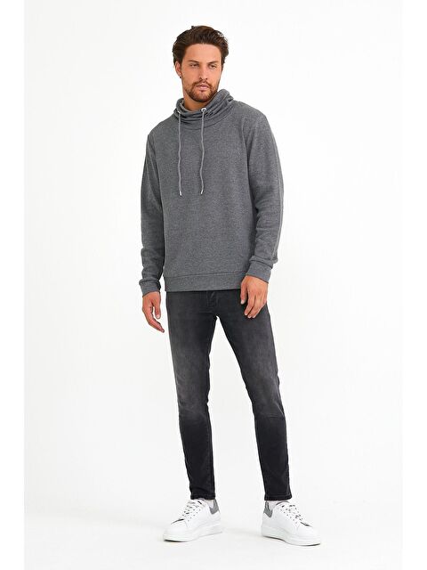 Süperlife Erkek Regular Fit Brooklyn İnce Sweatshirt SPR22SW142 - S000014919-29396