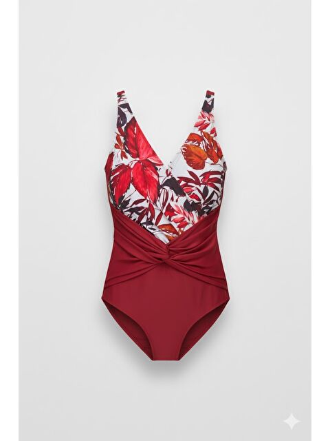 C&City Drapeli Mayo 7747 Kırmızı - S000216860-20045