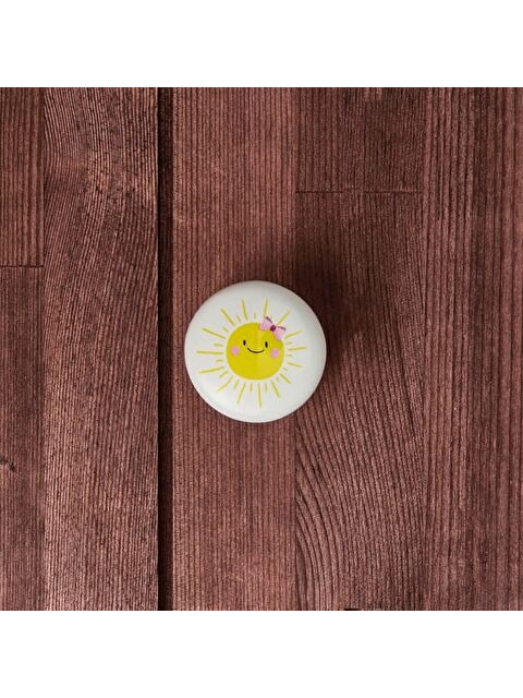 Esal Ufo Güneş Düğme Kulp - Beyaz - S000391526-20063