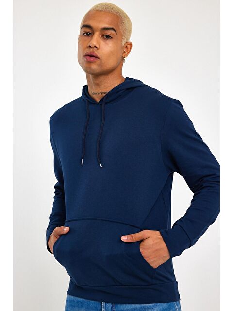 Süperlife Kapüşonlu Regular Fit İnce Erkek Hoodie SPR 20K55 - S000014664-21164