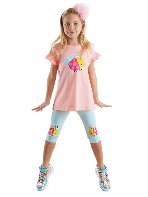 Denokids Uğur Böceği Kız Çocuk Tunik Tayt Takım - S000129906-20024