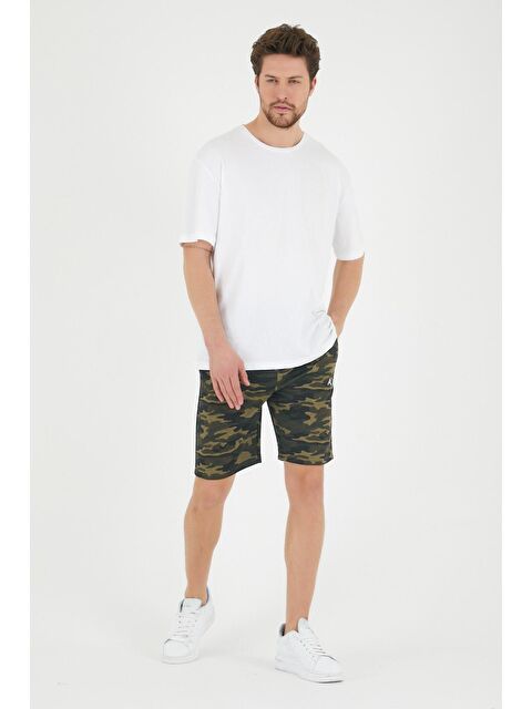 Süperlife Dar Kalıp Air Baskılı Erkek Şort SPR21Y52 - S000013916-29488