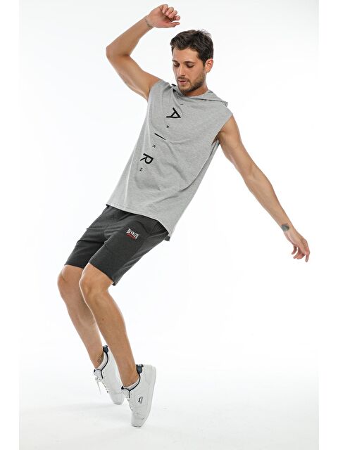 Süperlife Regular Fit Nakışlı Brooklyn Erkek Şort SPR21Y57 - S000013813-29666