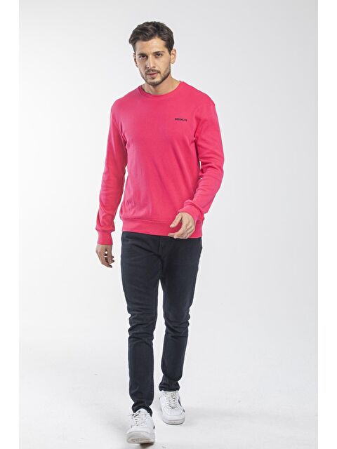 Süperlife Bisiklet Yaka Uzun Kollu Dar Kalıp İnce Erkek Sweatshirt SPR2019K18 - S000014182-18686