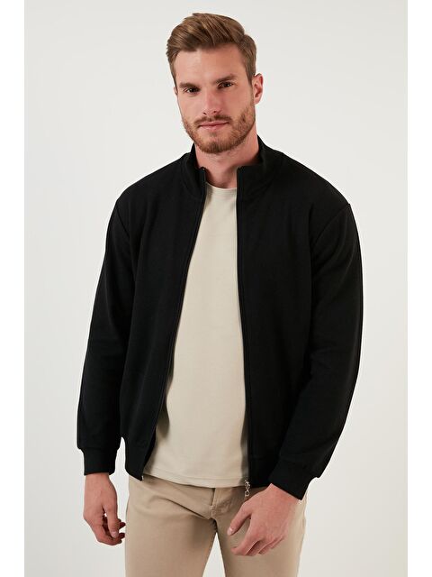 Buratti Pamuklu Fermuarlı Dik Yaka Cepli Hırka 456210 - S000000779-19351