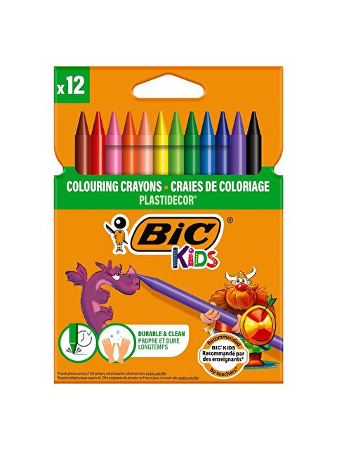 Bic Kids Plastidecor Silinebilir Mum Pastel Boya 12 Renk - S000076830-20063