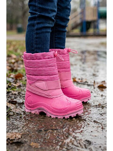 Gezer Kışlık Kız Çocuk İçi Sıcak Astarlı Kar Bot Çizme - S000180668-18686