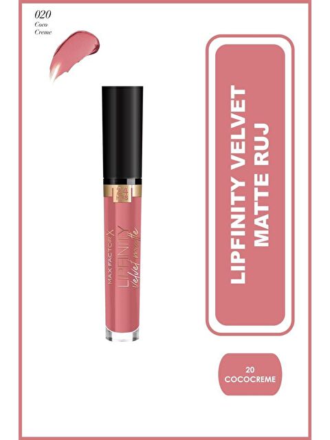 Max Factor Lıpfınıty Velvet Matte Ruj 20 Cococreme - S000332994-4557