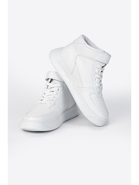 Letoon Yuvarlak Burunlu Cırt Cırtlı Bağcıklı Bilek Boy Günlük Erkek Spor Ayakkabı - S000060394-20063