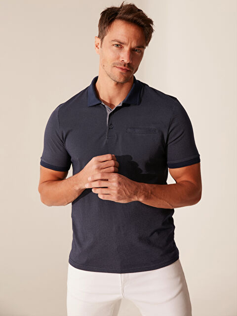 LCWAIKIKI Classic Polo Neck Short Sleeve Pique Men's T-Shirt - 0S1734Z8-CRP