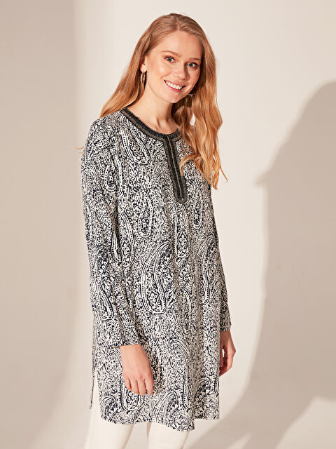 LCWAIKIKI Classic Woman BLUE Tunic - 0S1883Z8-LQQ