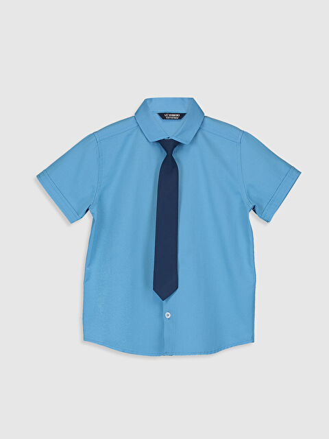 LCW Kids Boys' Shirt and Tie - 0S7488Z4-GEZ