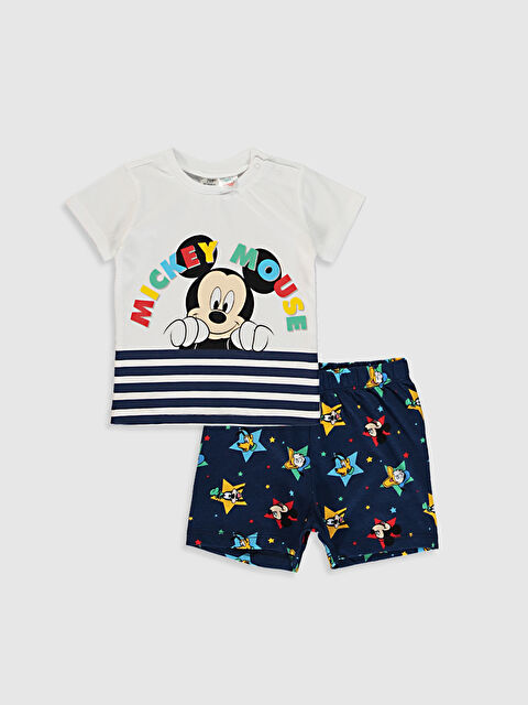 LCW baby Baby Boy’s Mickey Mouse Printed Pyjamas Set - 0SH490Z1-E5X