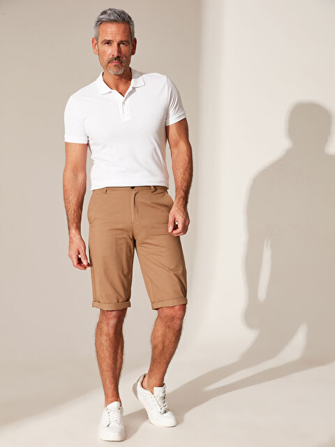 LCWAIKIKI Classic Regular Fit Basic Bermuda Shorts - 0SI353Z8-MX4