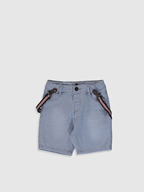 LCW baby Standard Fit Baby Boy Jean Shorts - 0SJ266Z1-311