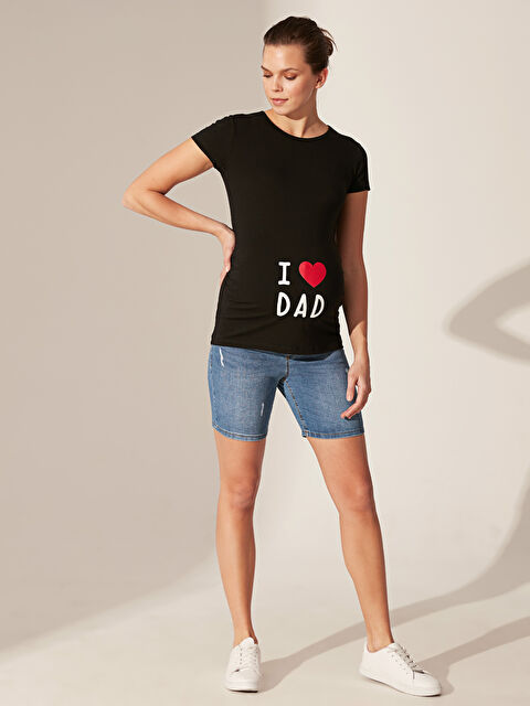 LCWAIKIKI Maternity Short en jean INDIGO Femme - 0SO054Z8-507