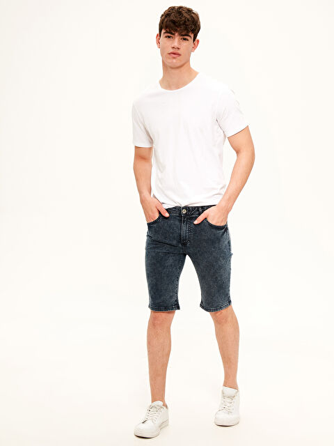 LCW Jeans Skinny Fit Men's Denim Shorts - 0SO643Z8-309