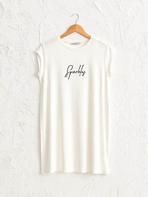 LCW Modest Printed Viscose Tunic - 0SU508Z8-EEW